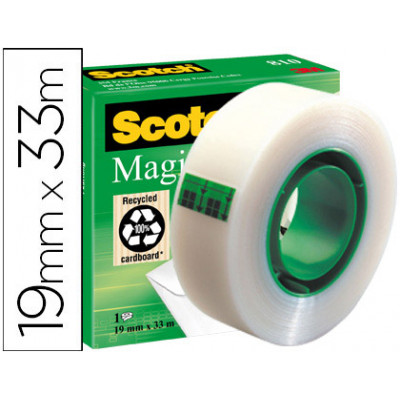 Cinta adhesiva Scotch-magic  33mt X 19 mm